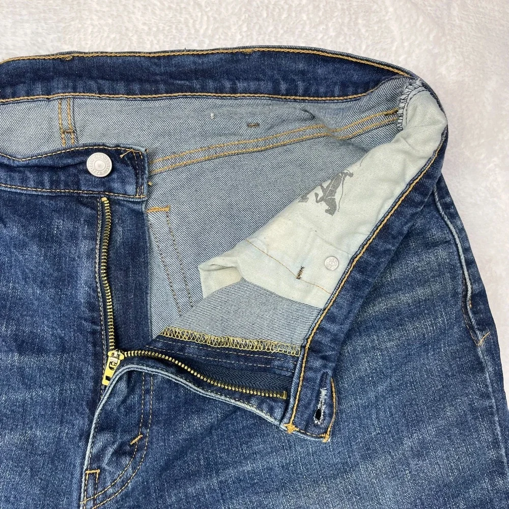 Levi's 541 Jeans Men's Blue Denim Stretch Relaxed‎ Straight Fit Zip Fly - 40X30